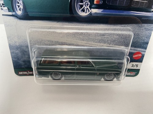 2021 Hot Wheels Volvo P220 Amazon Wagon Green FAST WAGONS NEW!!! CAR CULTURE - Picture 3 of 6
