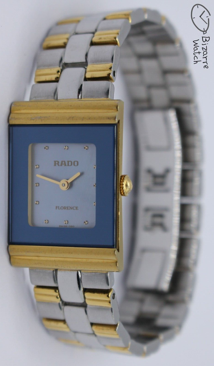 Ladies Rado Florence MOP 963.3682.2 Two Tone Bracelet Sapphire