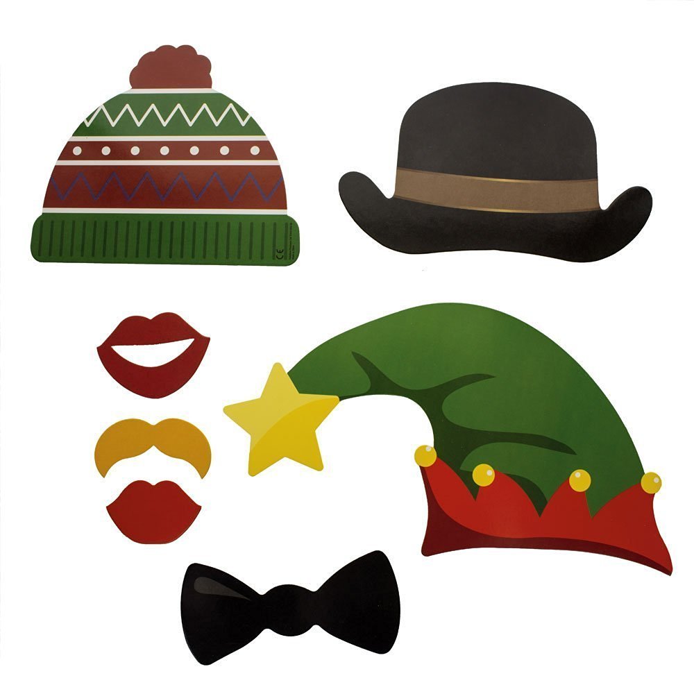 Accessoires Photo Drôle, Photomaton, Photo De Fête Selfie Portable Photo Posant Des Accessoires Drôle Photo Booth Accessoires De Photo De Mariage Anniversaire Noël Accessoires De Fête 58 Pièces