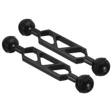 2 Pack 6" Double Ball Extension Arm Aluminum Alloy Ball Head Arm for Underwater