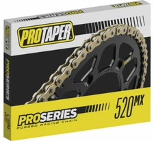 Pro Taper Motorcycle Motocross Chain 415 420 428 520 Non O-Ring Slim X-Ring Gold