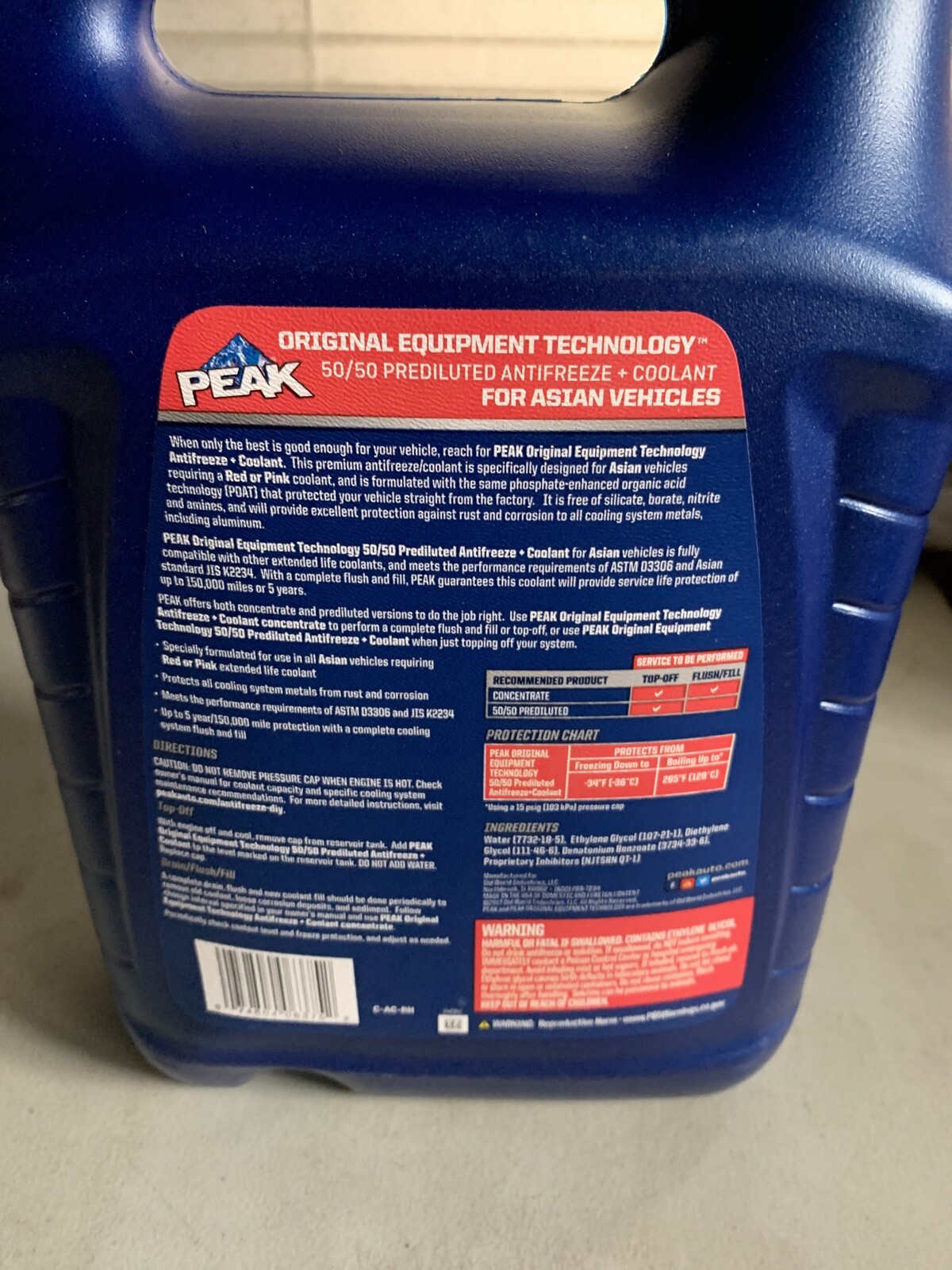 Parb53 Peak Oem Asian Red/Pink 50/50 Antif | eBay