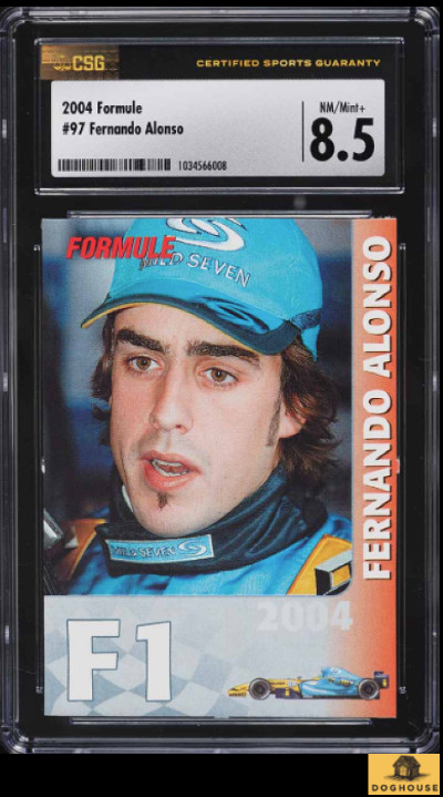 2004 Formule Fernando Alonso ROOKIE #97 CSG 8.5 NM-MT+