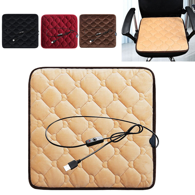 UK Car Seat Pad Cushion Cover Electric Heating Heater Warm Heated Mat