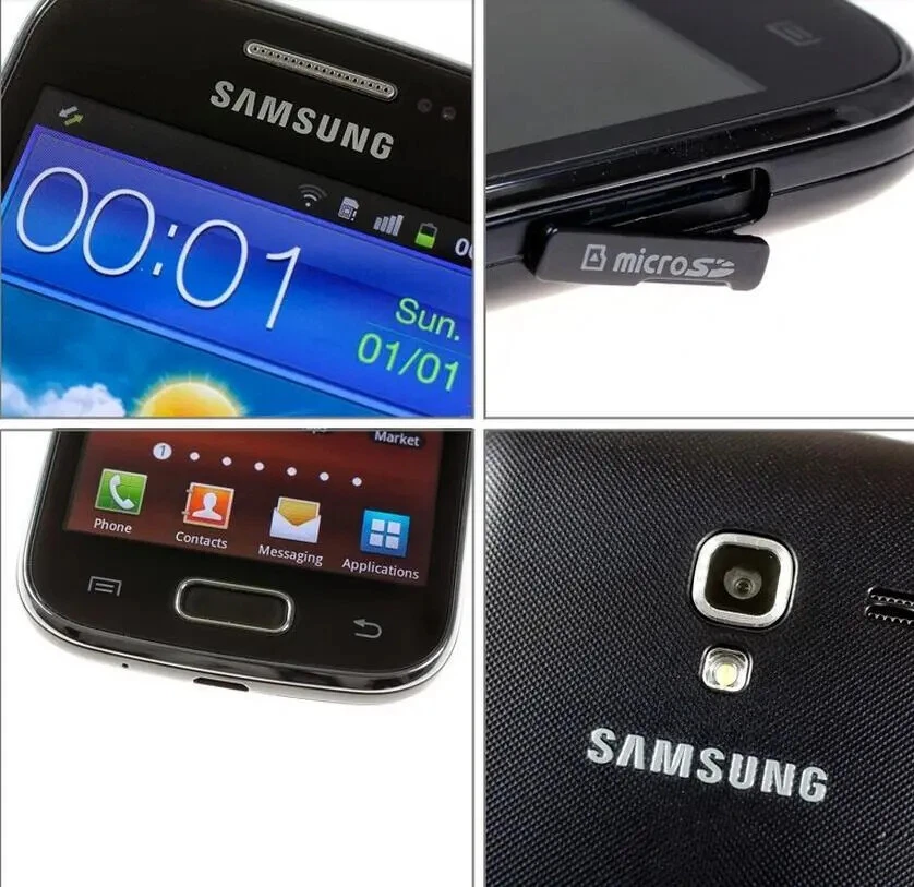 Original Unlocked Samsung Galaxy Ace 2 I8160 4GB Mobile Phones 5.0MP 3G 3.8" - Image 3 of 4