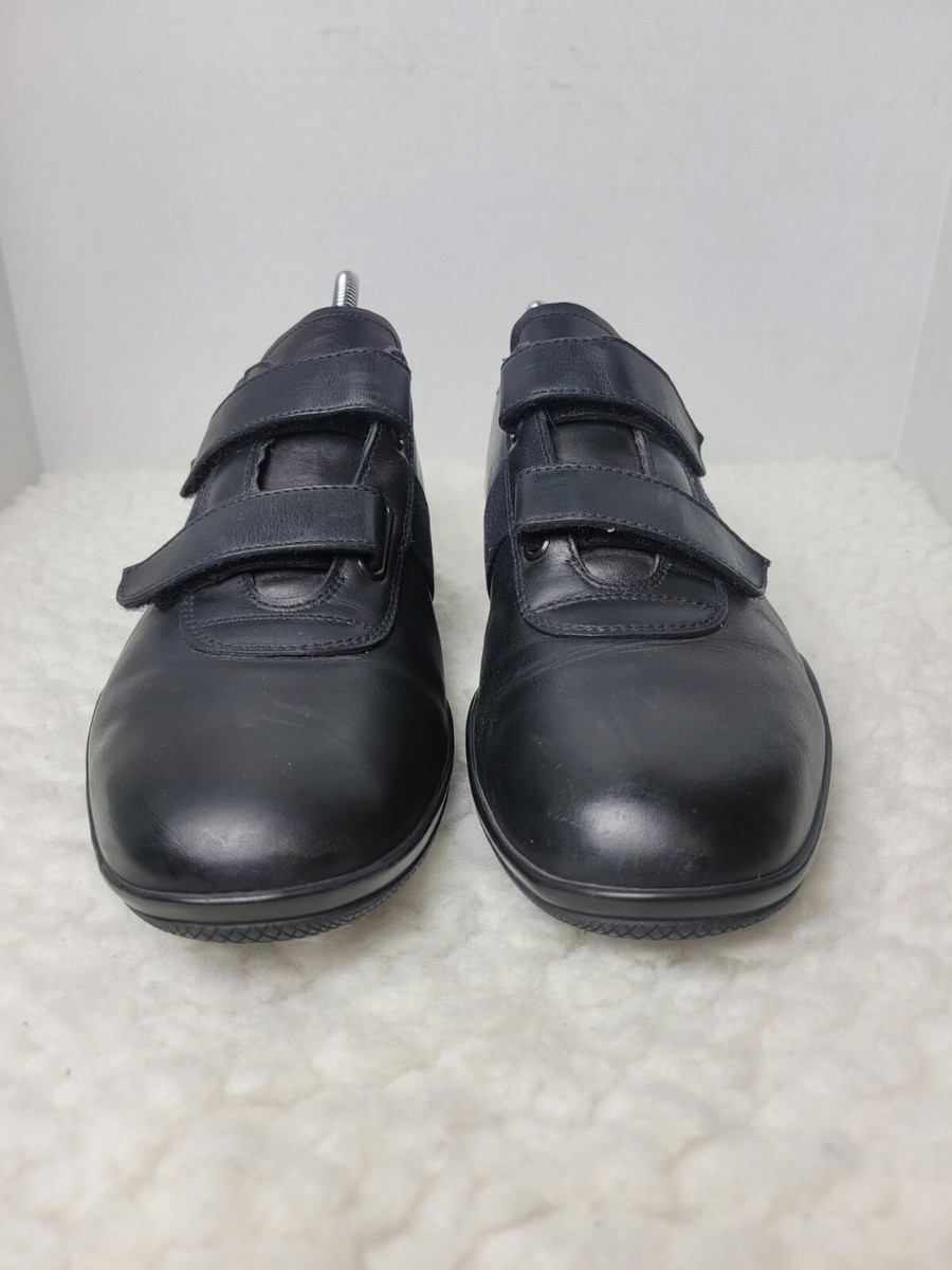 Prada Sport Mens Shoes Size 8.5 Black Leather Double