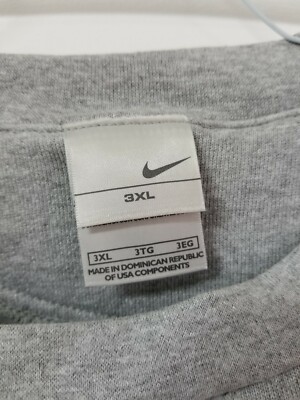 Nike Vintage 3XL Gray Spell Out Sweat Shirt Silver Tag NEW | eBay
