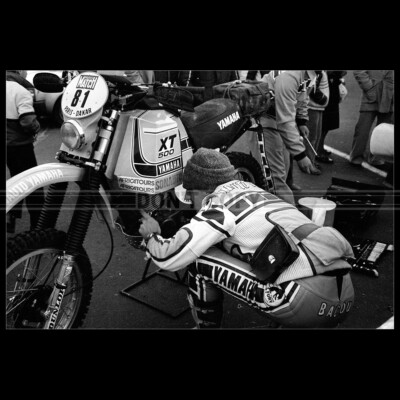Photo M.001480 SERGE BACOU (YAMAHA XT 500) RALLYE PARIS-DAKAR 1979