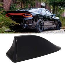 For Dodge Charger Challenger Glossy Black Shark Fin Antenna Aerial Cover Am Fm