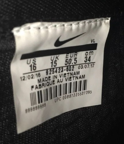 Nike Vapor Untouchable Pro Football Cleats 925423-602 US 16 - Picture 8 of 8