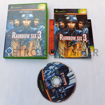 Vintage Game MICROSOFT XBOX FIRST MODEL E 360 - Rainbow Six 3 (GER Pack)
