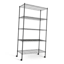 YSSOA  5-Tier Heavy Duty Shelving Units 30" x 14" x 65", 5-Shelf 5-tier