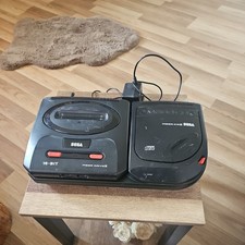 SEGA MEGA DRIVE CD 2 CONSOLE &1 POWER SUPPLY FOR SPARES REPAIRS unable untested 