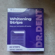 Dr. Dent Whitening Strips 42 Count Non Toxic Enamel Safe 2nd Gen Technology