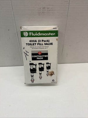 #ad #ad Fluidmaster 400A Universal Toilet Fill Valves Contractor 3 Pack 400ACN3 $19.99