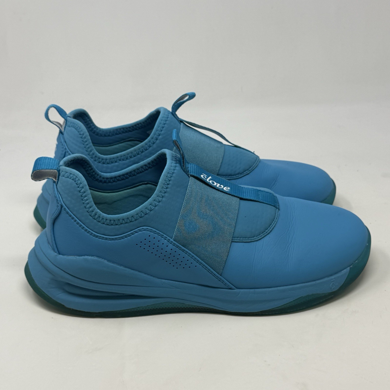 SAOLA Clove Solo Sneakers Donna 9.5 Blu Infermiera Infermiera Slip On Antifluido