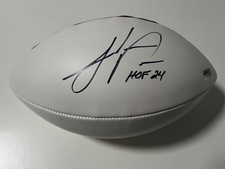 Julius Peppers Signed Autographed Full Sized Wilson NFL Football Panthers Hof