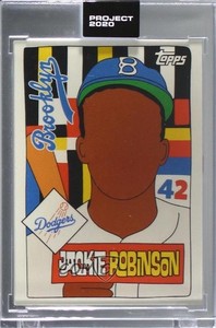 2020 Topps Project 2020 1952 Topps /3253 Jackie Robinson Fucci #176 HOF