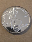 Marilyn Monroe Nude Proof Coin 1 Troy Oz .999 Fine Silver Round