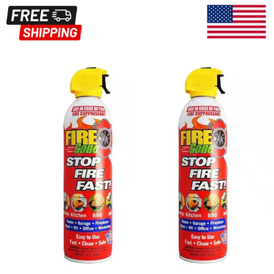 #ad #ad 16 Oz. A:B:C Multiple Use Fire Extinguisher Spray Suppressant 2 Pack $23.99