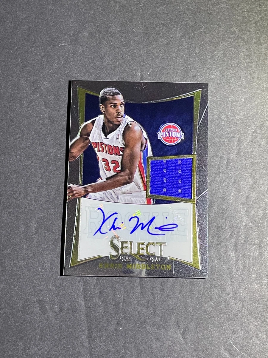 Panini Khris Middleton Basketball Autographed Sports Trading Cards