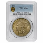 1902 Morgan Silver Dollar $1 PCGS MS 64