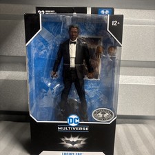 McFarlane DC Multiverse Lucius Fox Batman Begins Action Figure PLATINUM