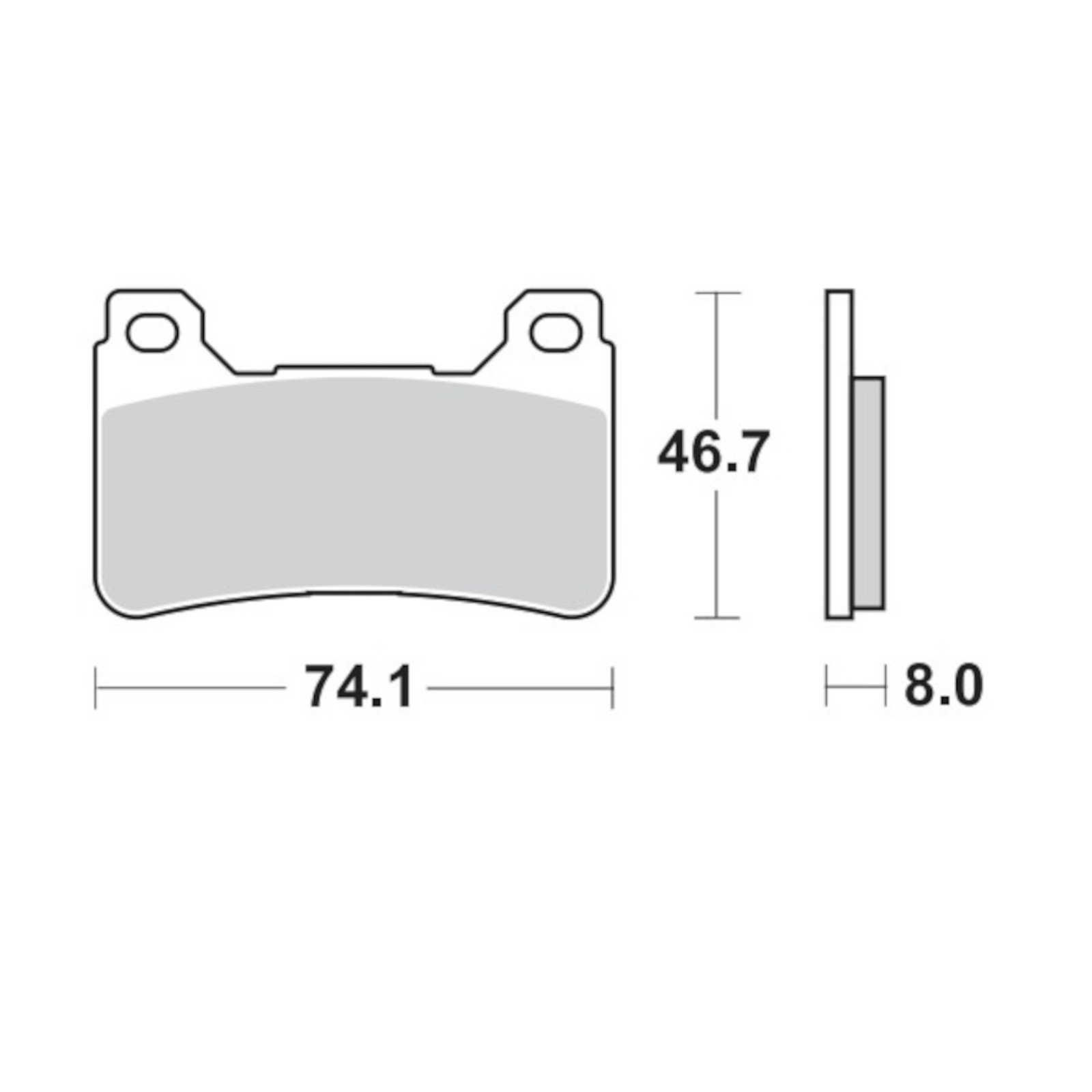 Brake Pads for HONDA CBR 1000 RR FIREBLADE 2016 Front Sinter MotoMaster - Image 4