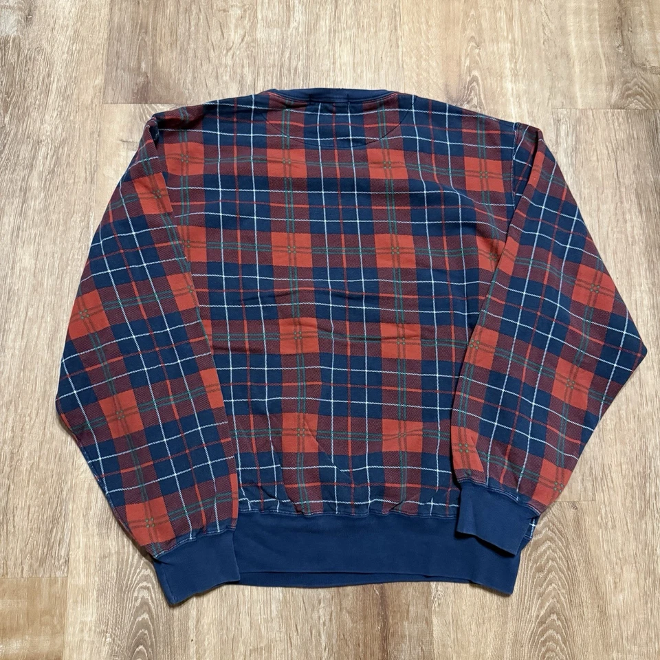 Толстовка в клетку Ralph Lauren Polo размер большой круглый вырез - Изображение 2 из 4