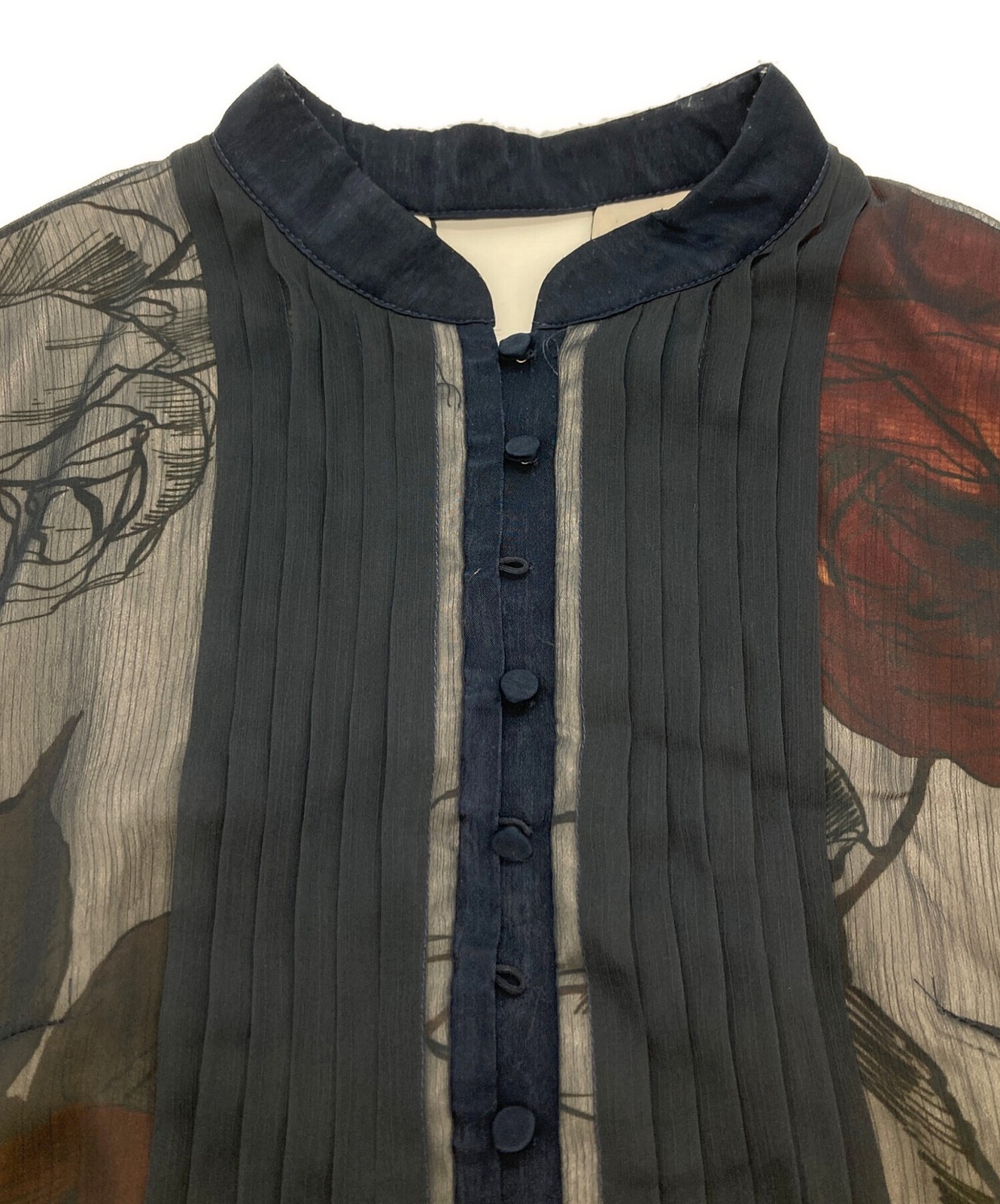 Ameri/ (Ameri) 20AW ELLA VEIL DRESS Navy Size: M - image 6