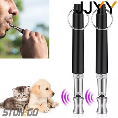 1Stück Hundepfeife Hochfrequenzpfeife lautlos + Hund Schlüsselband Signalpfeife