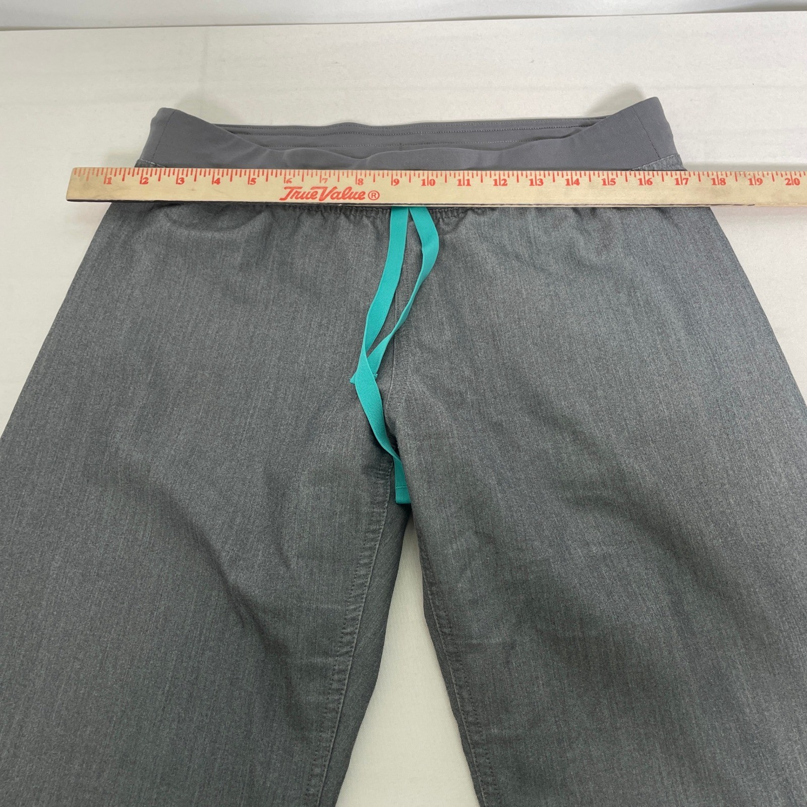 FIGS Livingston Basic Teal Drawstring Straight Le… - image 10