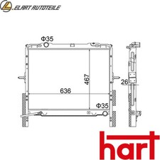 RADIATORE RAFFREDDAMENTO MOTORE 622 274 PER KIA SORENTO/VAN D4CB 2.5L 4cyl SORENTO I VAN 