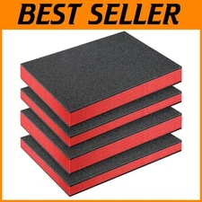 Lightweight 4-Pc Polyurethane Foam Pads for Protecting Valuables in Style