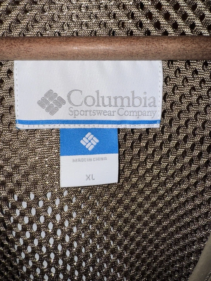 NUEVO Chaleco de Pesca Columbia PFG Cool Creek Multi-Bolsillo Malla Para Hombres XL Foto 3 de 4