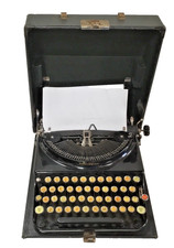 Vintage Remington Portable No. 3 Black Typewriter Ser. # V236385 thumbnail
