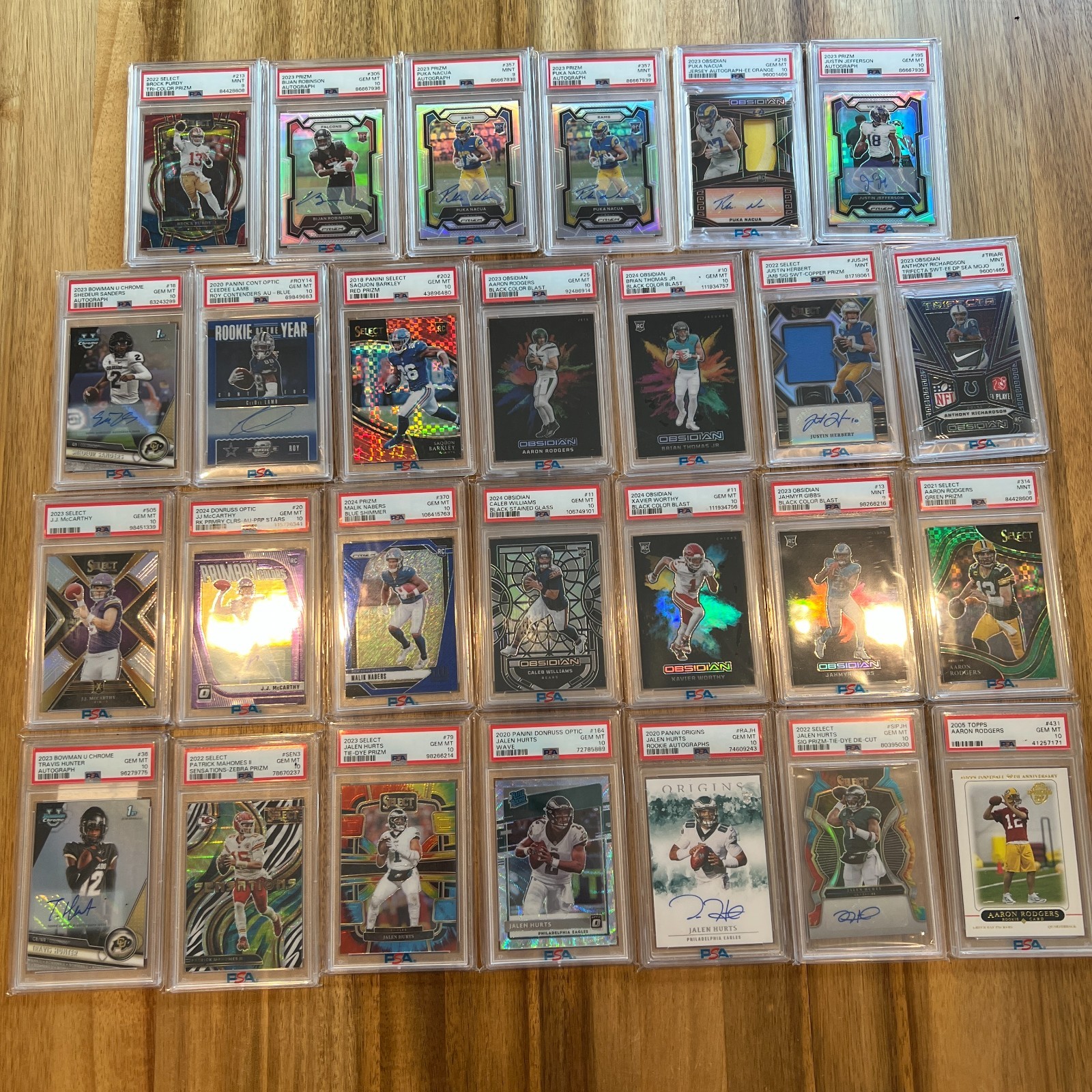 Ultimate Football SLAB Mystery Chase Pack Guaranteed One PSA Graded Card!  view 5
