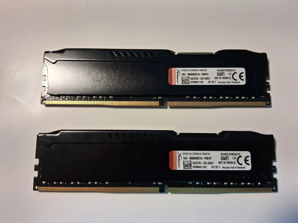 HyperX Fury 16GB (2 x 8GB) (DDR4-2666) Memory (HX426C16FB3K2/16) - Image 2 of 2