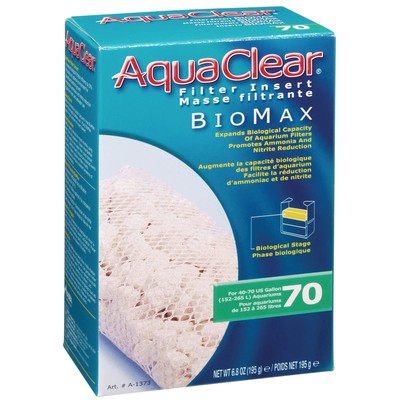 Aquaclear A1373 70-Gallon Biomax,White