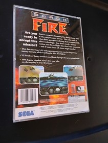 ~OBO~ BLACK FIRE - REGISTRATION CARD!!! OMG!!! - Sega Saturn - VGC