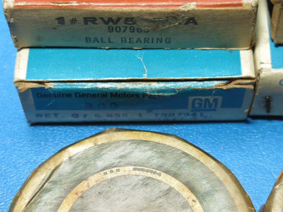 Par (2) de rodamientos de rueda trasera Buick Sport Wagon GS400 GM Delco 1966-1968 raro como nuevo Foto 4 de 4