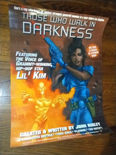 LIL' KIM Those Who Walk in Darkness ADVANCE PROMO POSTER 2003 Anime RAP HIP HOP