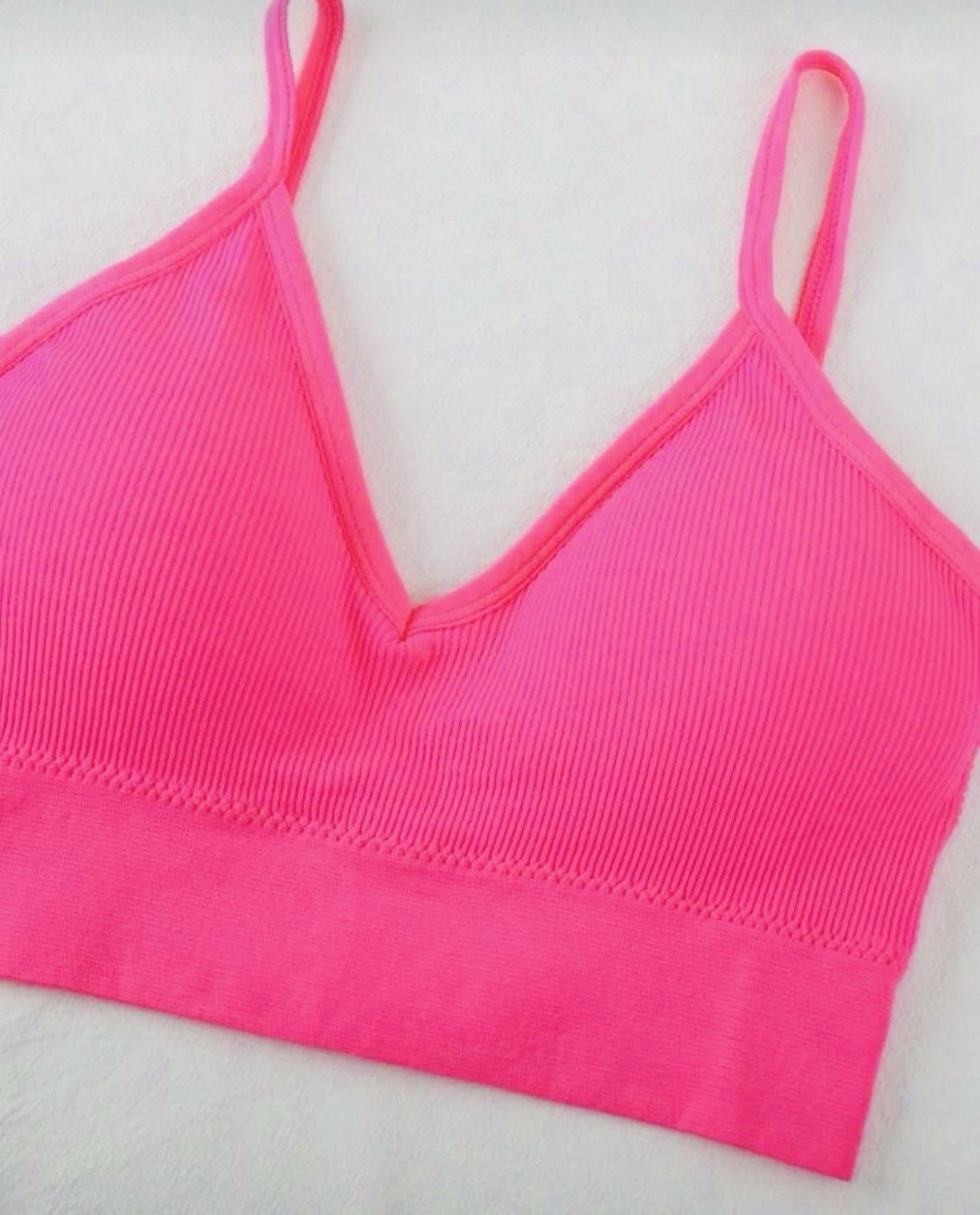 Sports Bra | Hot Pink | BRAND NEW | Size (L)-image
