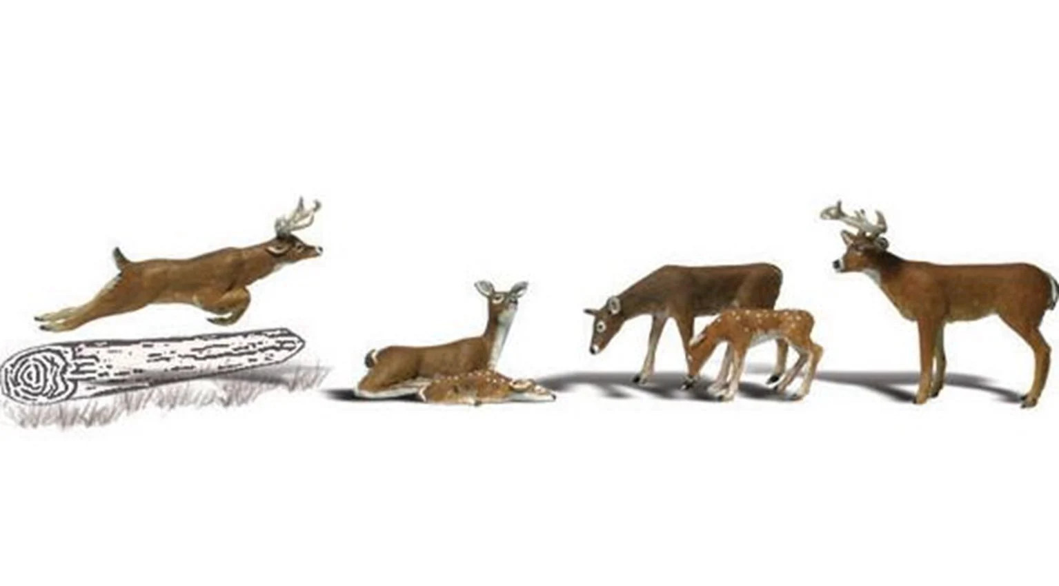 Woodland Scenics WA2185 A2185 Scenic Accents - Deer - N Scale