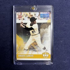 2018 Diamond Kings Artist Proof Blue /25 Roberto Clemente (Batting Stance) 18/25
