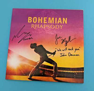 QUEEN - Bohemian Rhapsody Vinyl signed , original Autogramm