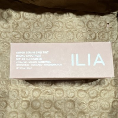 ILIA Super Serum Skin Tint SPF 40 Hydrating Niacinamide Squalane ST9 Paloma 1oz