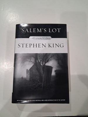 Stephen King Salems Lot Illustrated 1st Edition Hardcover Book W/ Dust  Like New
