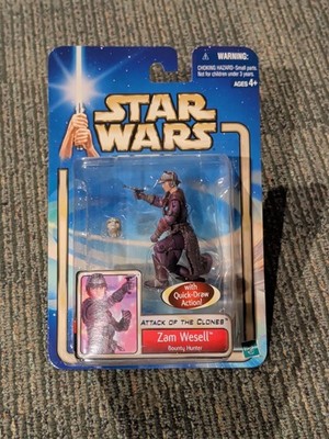 Star Wars Saga AOTC 02/#18 Zam Wesell (Bounty Hunter)