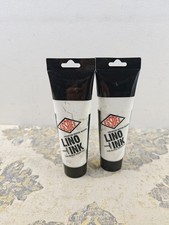 2x Essdee Block Printing Ink, White, 250ml